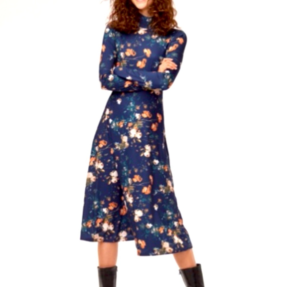 Aritzia Floral Midi Dress